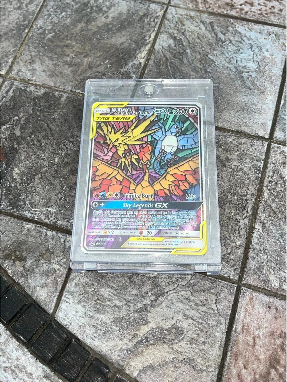 Pokemon Moltres & Zapdos & Articuno GX SM210 Mint